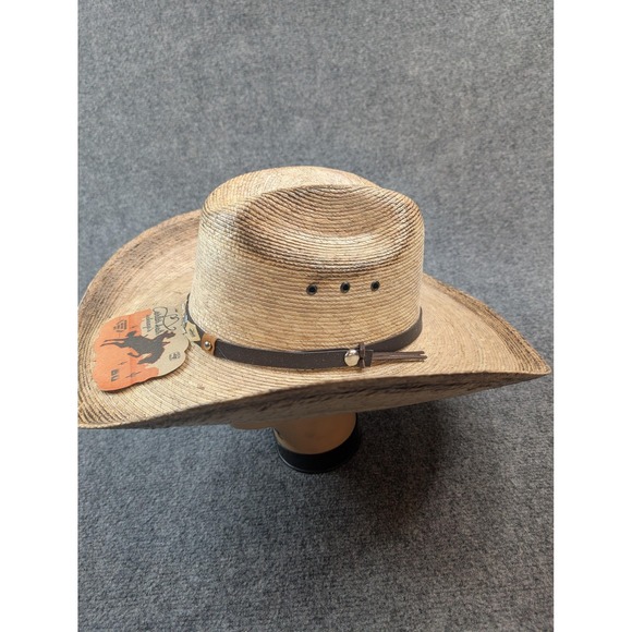 Carlos Hats Sahuayos Hat Cowboy Fitted Mens Straw Western Brown Lot 2 Rodeo - Picture 3 of 16